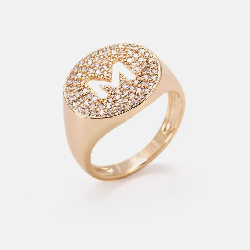 Chunky M Initial Ring