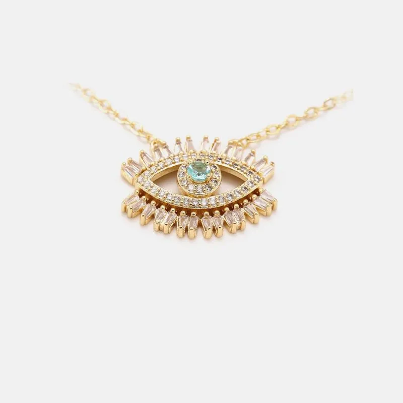 Evil Eye-hängsmycke i glas