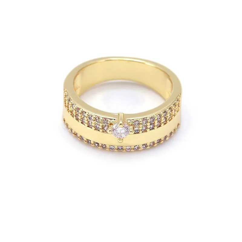 Guldpläterad antik vigselring