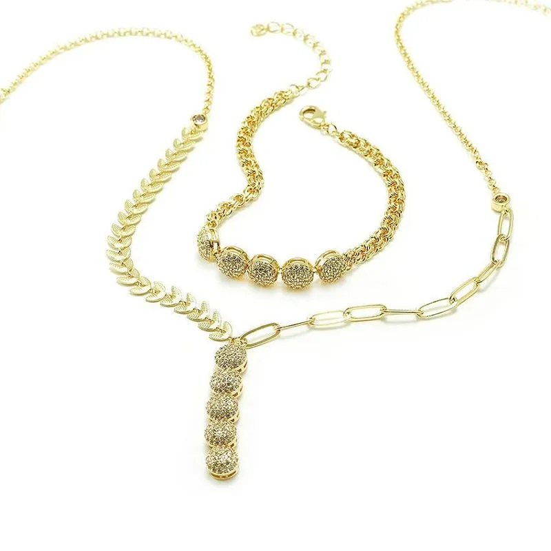 Lyx bröllop kvinnor smycken set