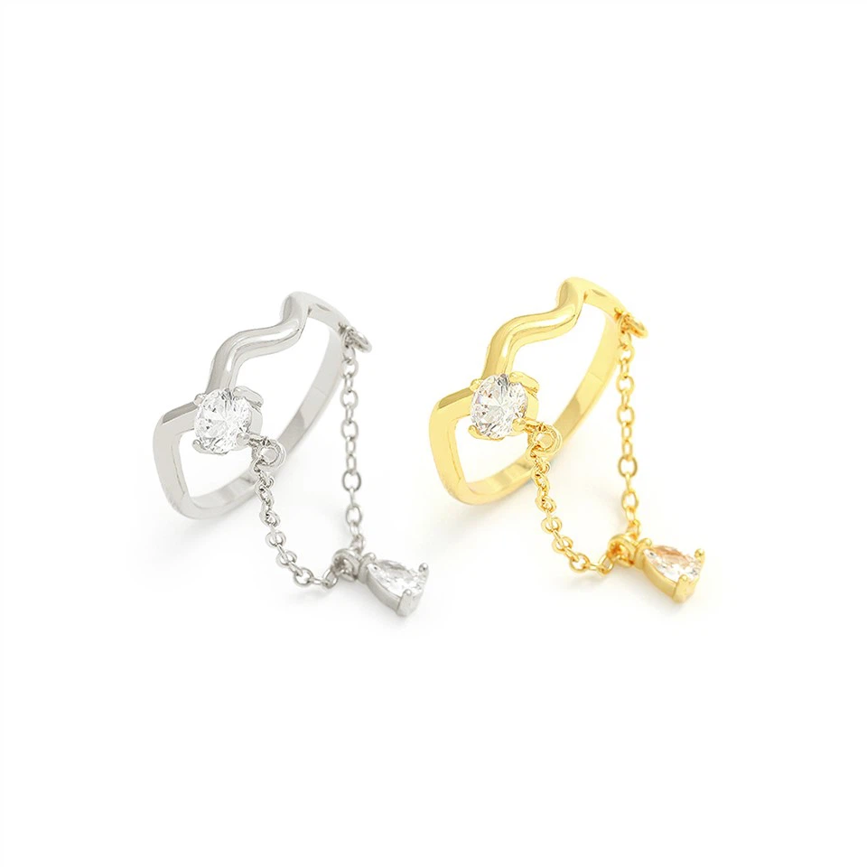 New Fashion Cz Ring Women