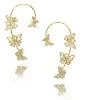 Butterfly Earring Cuff Guldpläterad